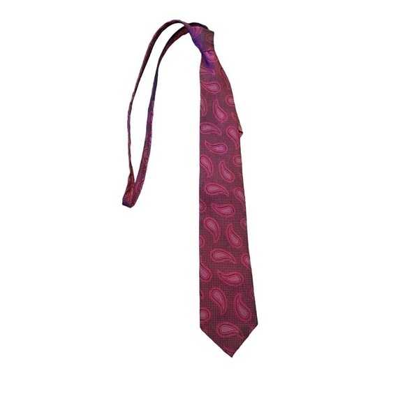 Vienicci Men’s Paisley Printed Tie - Picture 1 of 4